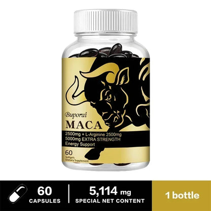 Maca Root Supplement - Boost Endurance & Strength, Relieve Fatigue and Promote Blood Circulation, Promote Muscle Growth
