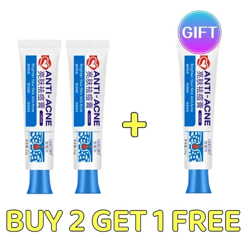 Herbal Acne Removal Face Cream Clears Pimple Scar Black Dots Gel Acne Treatment Shrink Pore Skin Whitening Lightening Ointment