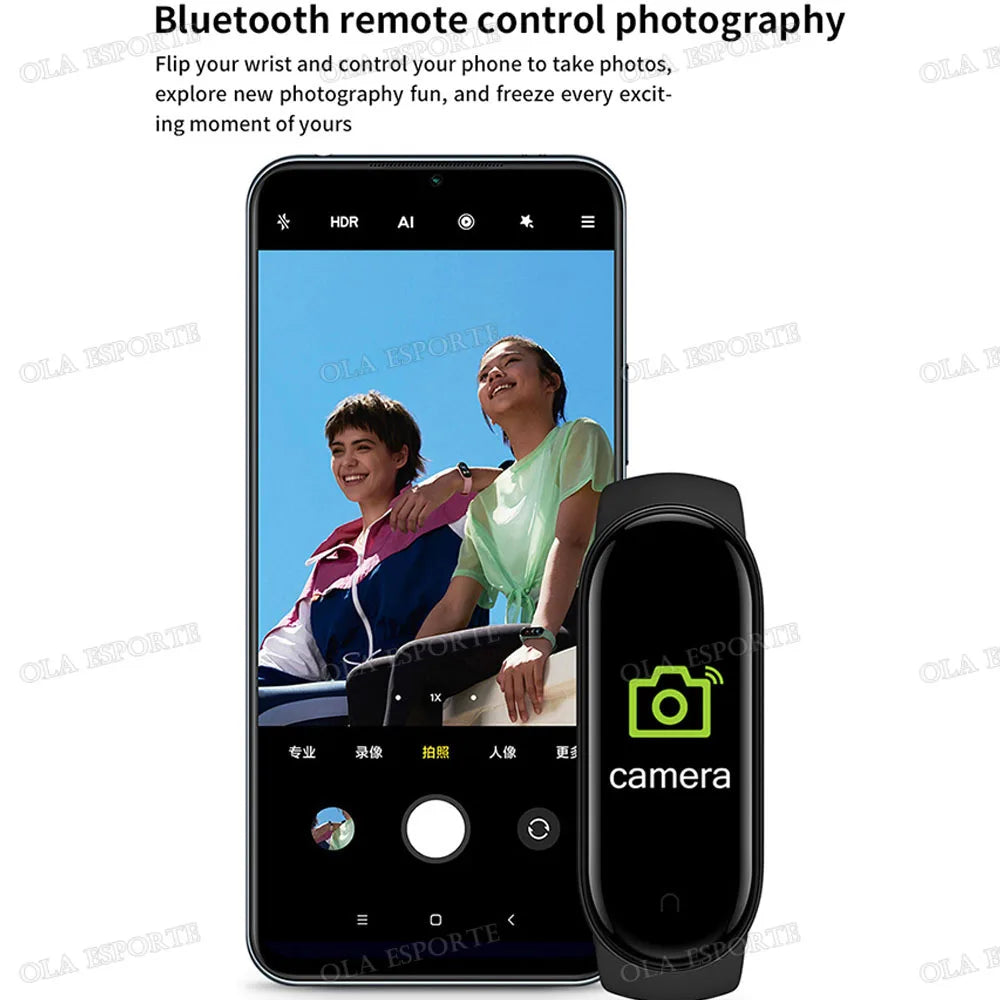 Sports Smart Watch Music Control Fitness Calorie Track Bracelet Phone Information Remind Steps Bluetooth Smart Watches M8 Band