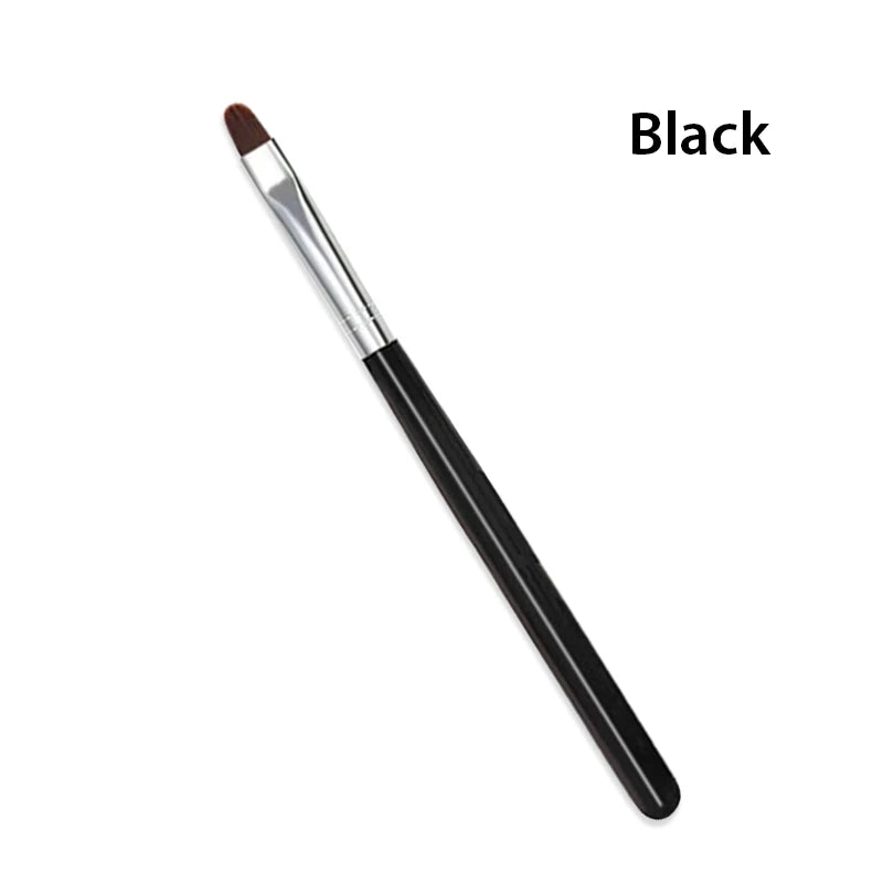 1Pcs Nail Tool Poly Nail Gel Brush PickerDesign Nail Brush and Spatula Stainless Steel Gel for Nails Extension Gel Brush