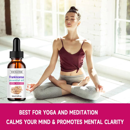 Frankincense Essential Oil Silky Smooth Hair Moisturizes and Softens Hair, Hair Care Essential Oil Prevents Improves Hair Loss