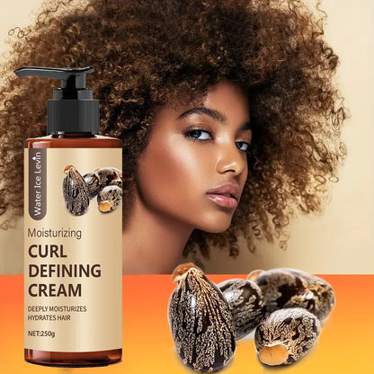 Black Perm, Latin Curls, Braids, Curly Hair Styling Cream, Natural Fluffy and Long-Lasting Style for Hair, Moisturizing and Moisturizing, Suitable for Wavy and Curly Hair, Protecting Hair