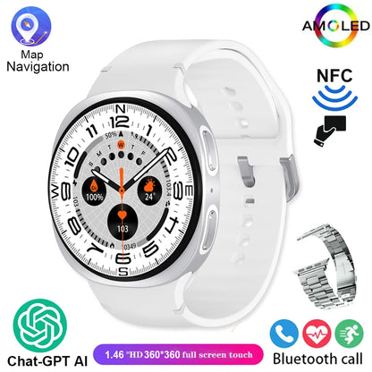 New Watch 8 Ultra Smart Watch Men NFC Health Monitoring Bluetooth Call 100+ Sports Mode IP68 Waterproof Smartwatch Women 2025