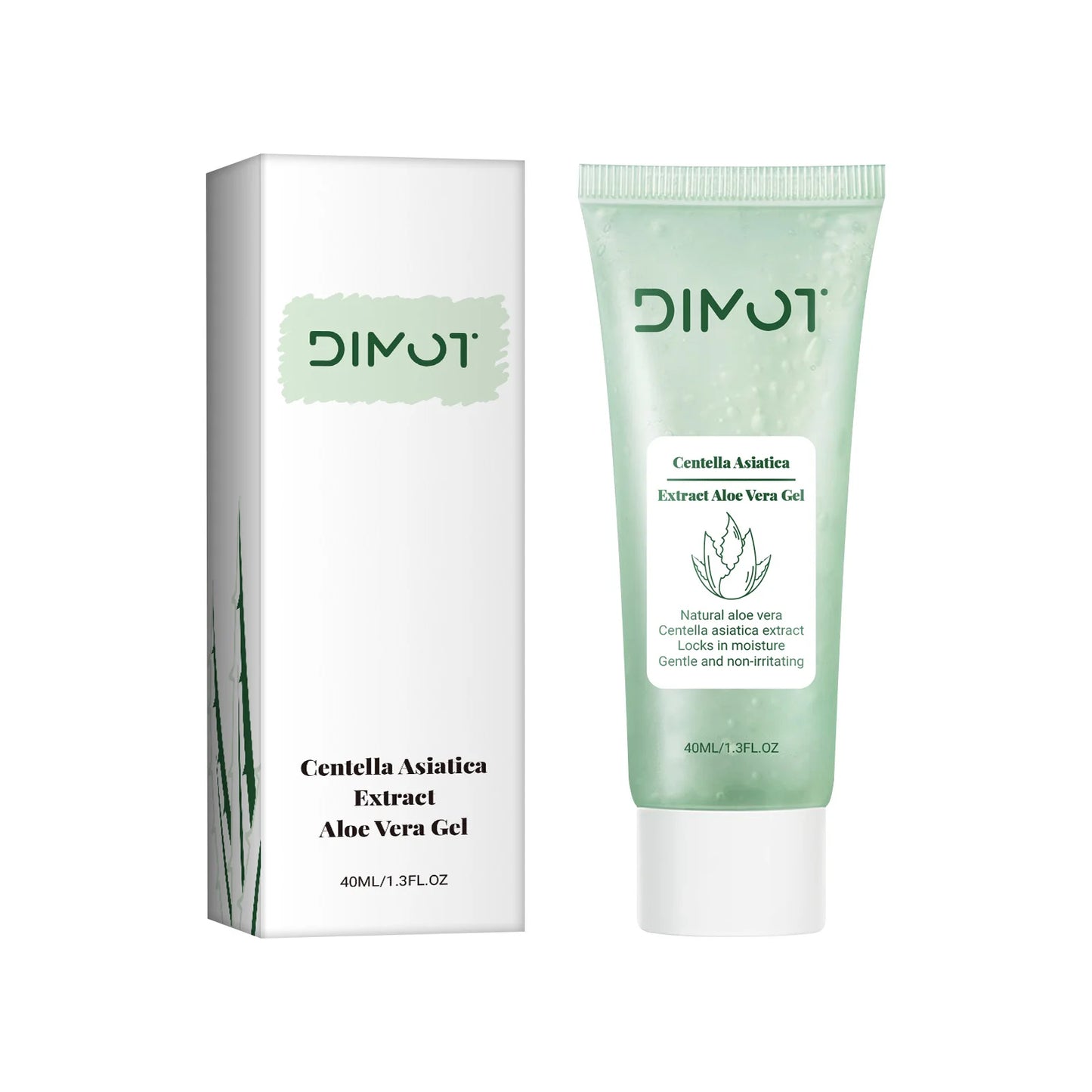 Aloe Vera Gel Natural Moisturing Hydration and Repair Face Cream Shrink Pores Soothing Redness Face Skin Care 40ML