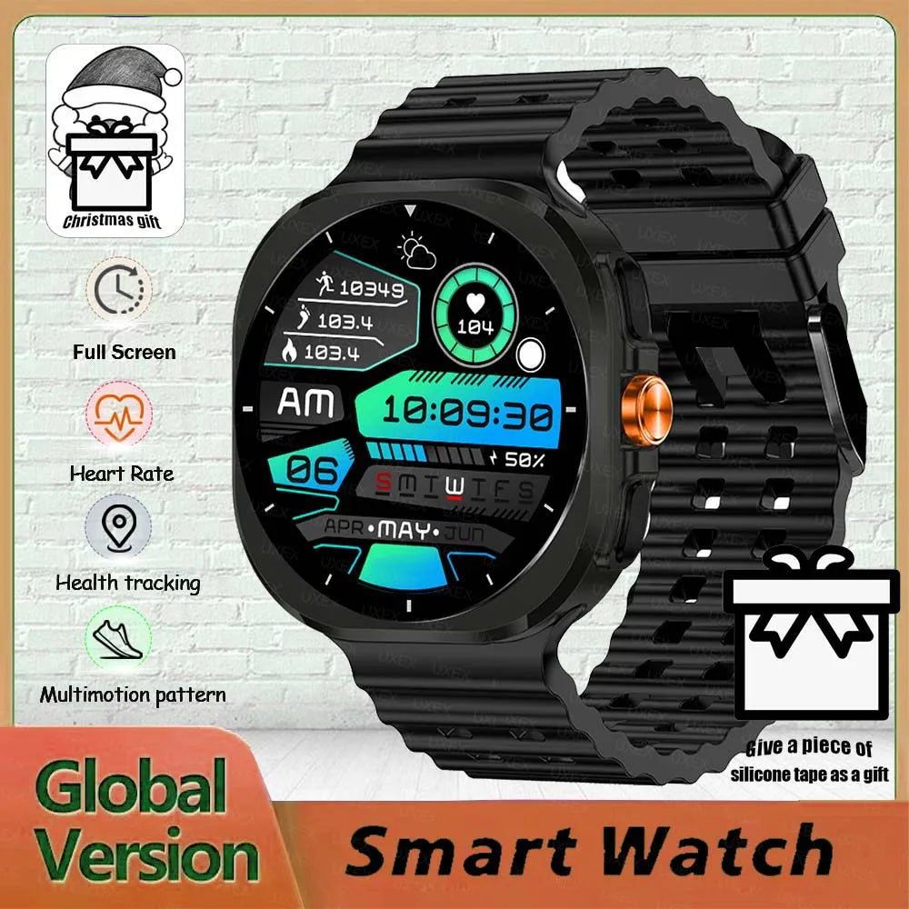 Wireless Calling Commerce Smartwatch Men 1.52 HD Christmas Gift Health Tracker Custom Photo Watches Women Sports For Android Ios