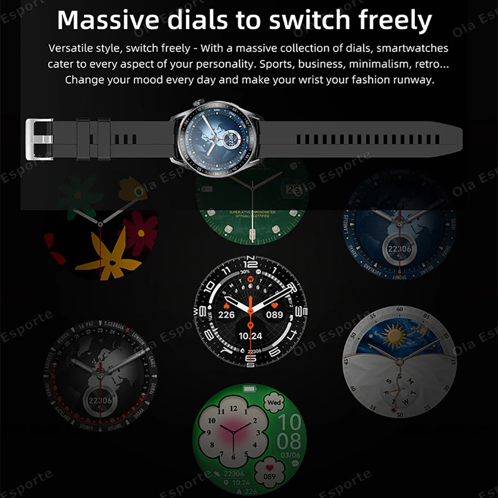 New Watch 4 Pro Upgrade Smart Watch 2025 Watch 4 Series Heart Rate Sleep Health Monitoring BT Call Sports Waterproof Smartwatch