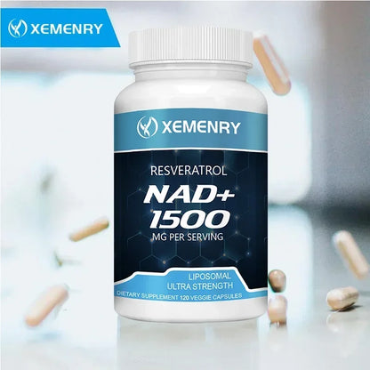 NAD + Resveratrol - Anti aging, Boost Energy, Promotes Cell Repair and Skin Health