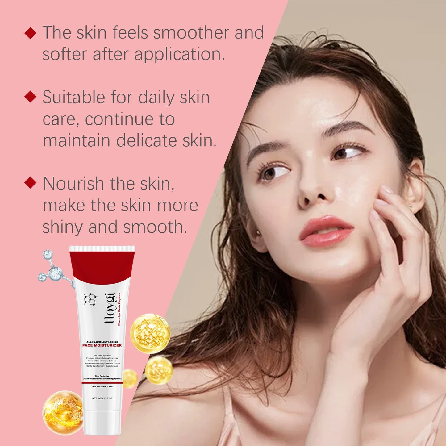 Retinol Moisturizing Cream Reduce Fine Lines Improve Dullness Skin Reduce Dryness Smoothing Nourishing Shrink Pores Face Care