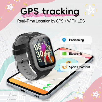 Wonlex 4G Children Smart Watch GPS WiFi Camera Monitor Tracker Phone Watch KT31-X2 Video Call SOS IP67 Waterproof Kid Smartwatch