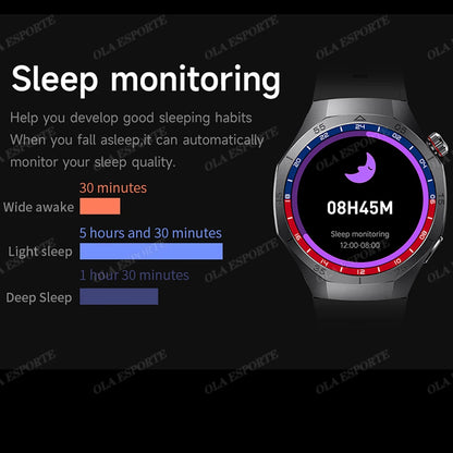 New Men Smart Watch 300mAh Large Battery HD AMOLED Screen Call Smartwatch Women Multiple Sports Modes Waterproof Sports Watches