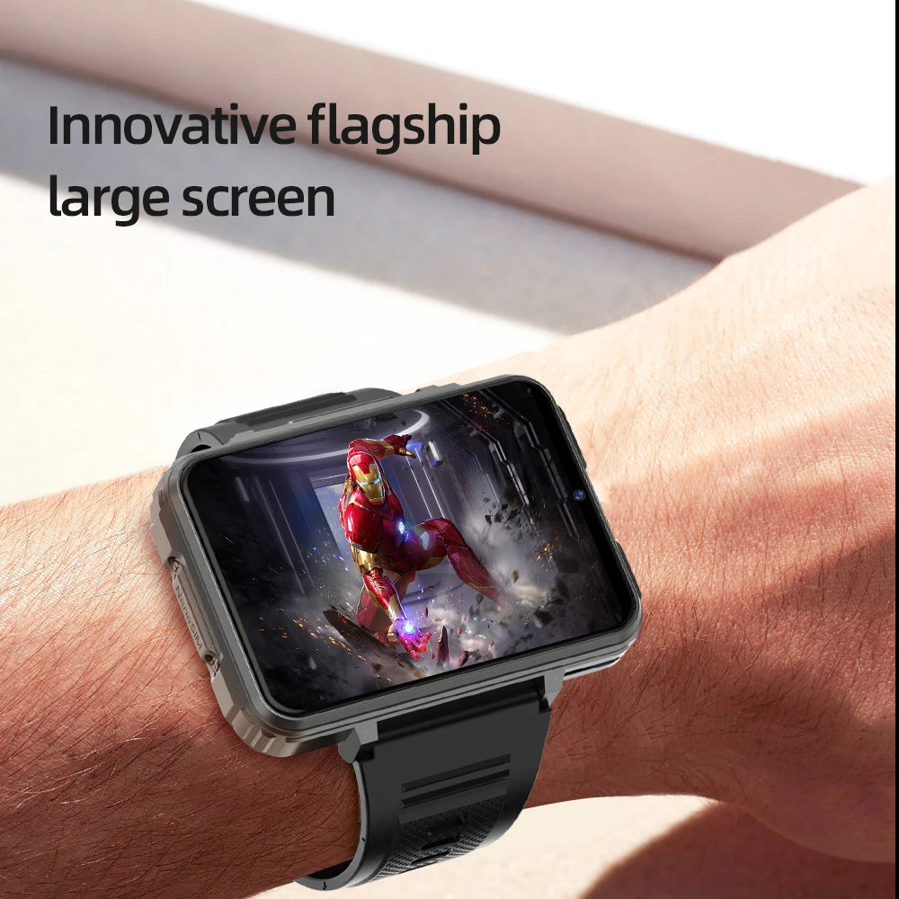 VP999 Ultra Large Screen Smart Watch 4G Dual Camera 64GB Face Recognition Unlock 1400mAh Maps 2.4 inch Touch Screen Smartwatch
