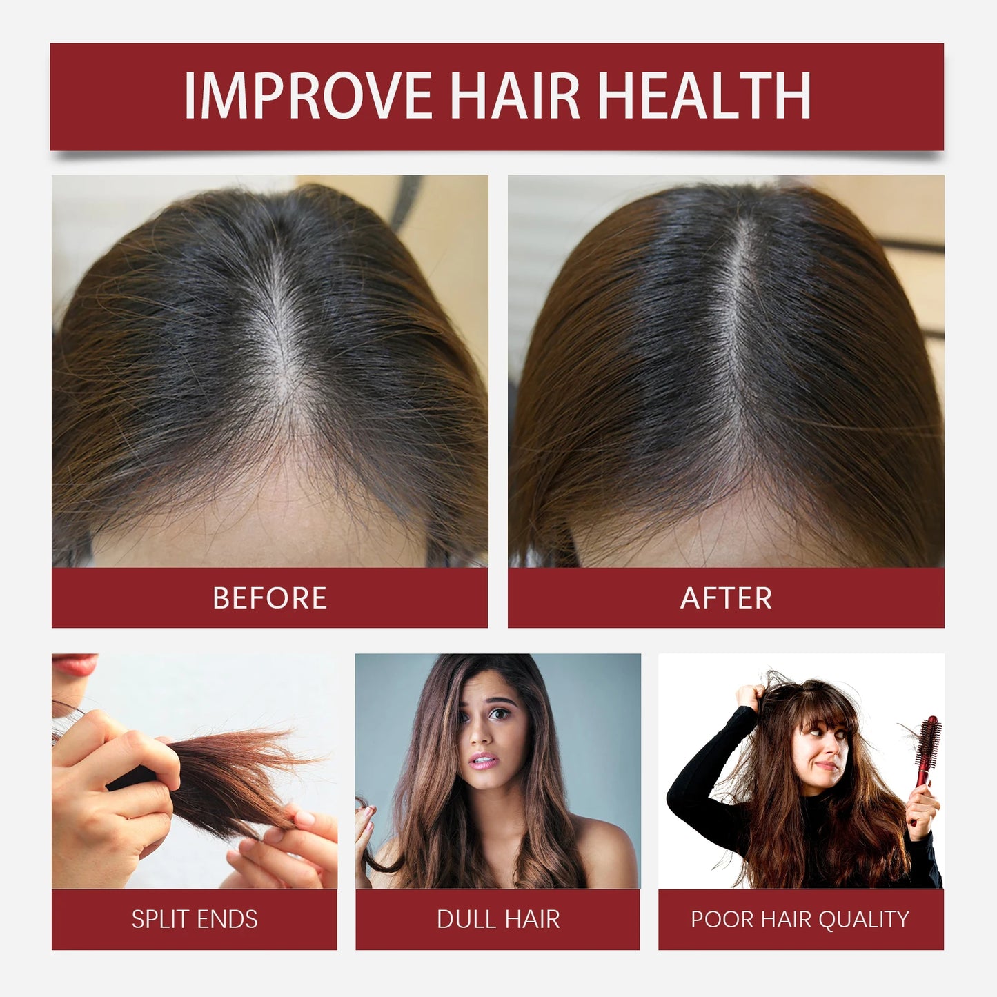 Damaged Repairing Hair Mask Organic Batana Oil Dry Hair End Repair Anti-Loss Smoothing Treatment Conditioner Hair Care