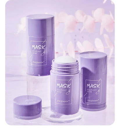 Green Tea Mask Stick Remove Blackheads Acne Deep Cleansing Purifying Clay Mask Oil Control Solid Mask Moisturizing Skin Care
