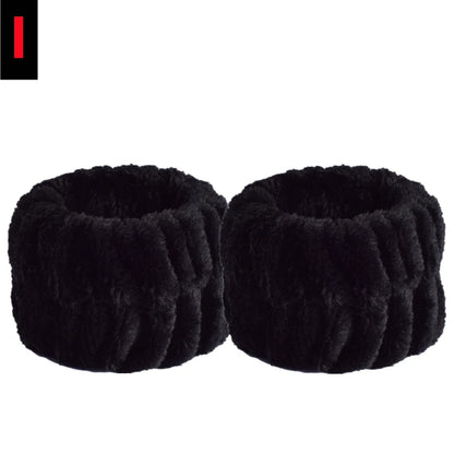 4/2PCS Reusable Wrist Washing Belt Soft Microfiber Towel Wristbands Washing Face Water Absorption Prevent Wetness Wrist Washband