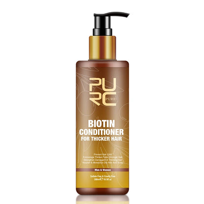 PURC Fast Biotin Hair Growth Oil Shampoo Conditioner Sets Anti Hair Loss Treatment for Men Women Thinning Hair Regrowth Care