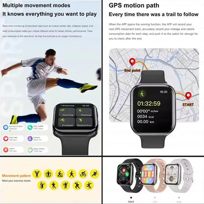 2025 Smart Watch Series 10 1.92″ Health Monitoring Sleep Monitoring Sport Mode Pedometer BT call 500+ dials Men Women SmartWatch