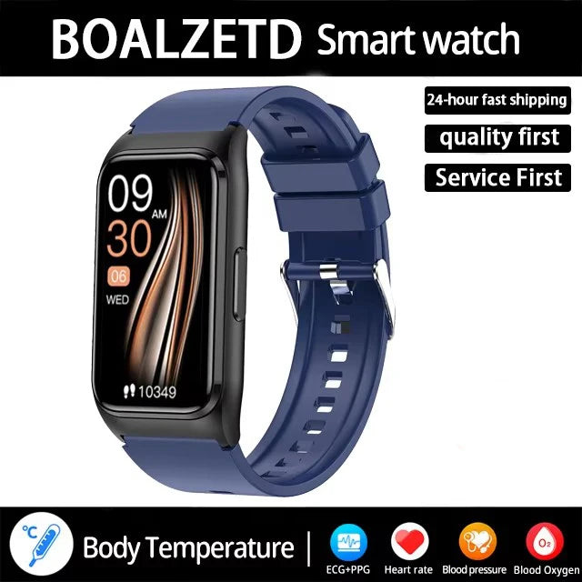 New ECG+PPG Smart Watch Men Blood Pressure Uric Acid Blood Fat Call Reminder Health Smartwatch Women Waterproof For Android IOS