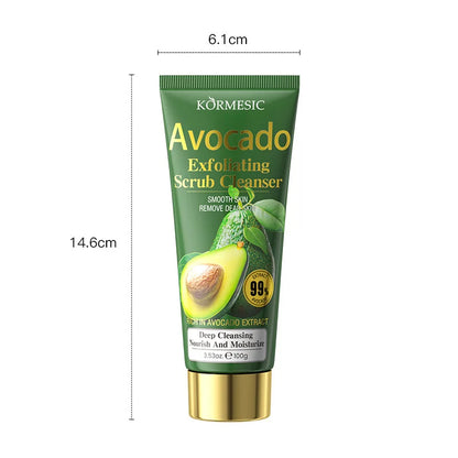 KORMESIC 24K Gold Exfoliating Facial Cleanser Moisturizing Oil Control Cleansing Face Wash Foam Skin Care