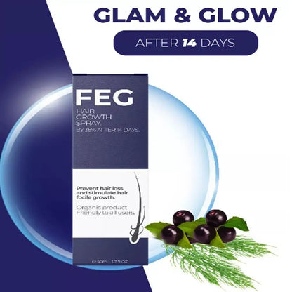 FEG Original Organic Hair Growth Spray  Nourishment Spray Longer Thicker And Healthier Hair Care Improve Hair Loss Hair Care