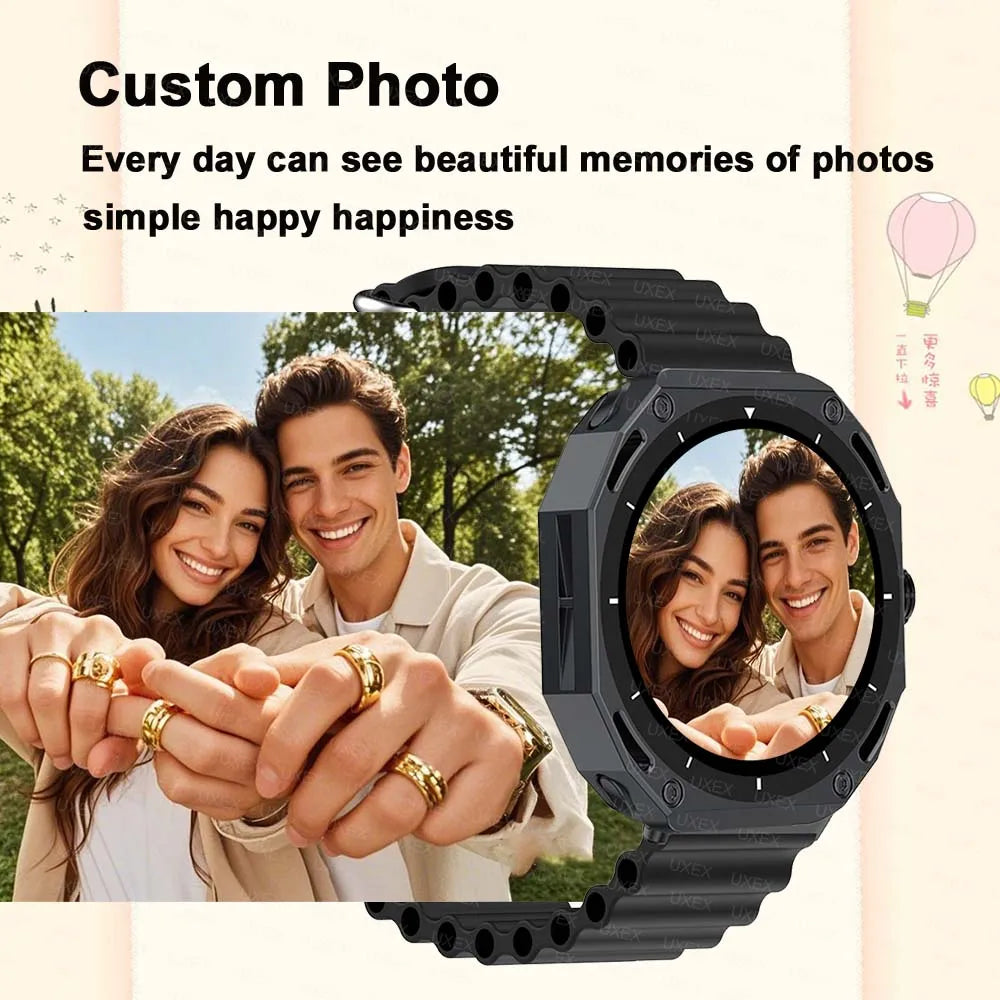 New Smartwatch Plus Women AMOLED HD Screen Global Version Always On Display Bluetooth Call Smart Men Watch For Android Ios 2025