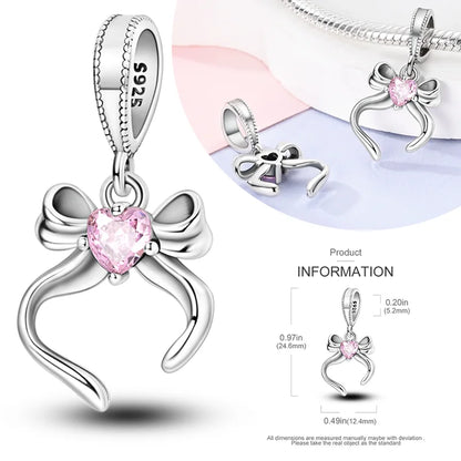 Hot Sale 925 Silver Charms Beads Perfume Animal Butterfly Pendants Fit Original Bracelet DIY Jewelry