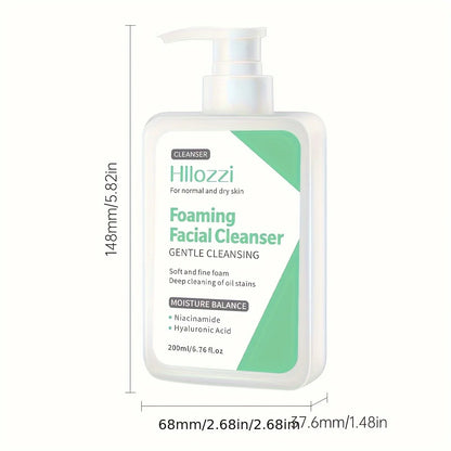 Niacinamide facial cleanser Cleansing Acne Oil Control Blackhead Remover Shrink Pores Remove grease Skin Care