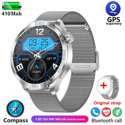 New For Huawei Xiaomi Military GPS NFC Smart Watch Men Compass Waterproof Outdoor Sport Tracker Bluetooth Call Smartwatch Women