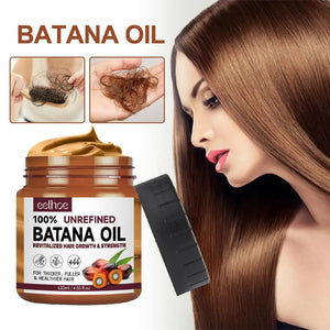 2PCS 100% Pure Batana Oil for hair growth Batana Oil Butter Hair Mask From Honduras Hair Loss Treatment For Black Men & Women