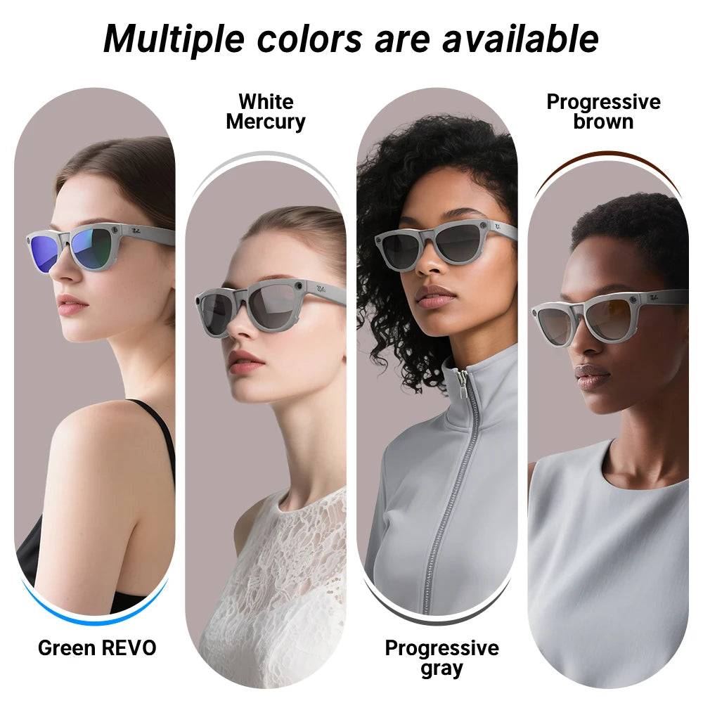 Hibloks For Ray-Ban Meta Skyler RW4010/RW4014 (Gen 2) Glasses Lens Clip AI Smart Glasses Accessory Anti-glare Sunglasses lenses