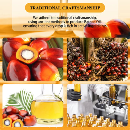 Batana Oil for Hair Growth 100% Pure Natural Plant Extract Repairs Damaged Hair for Hair Thickness & Scalp Hair Care Essence Oil