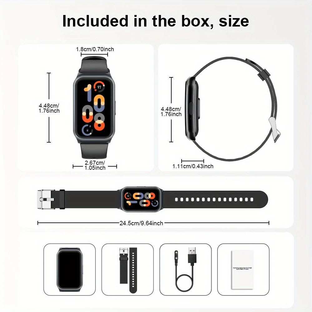 KESHUYOU Men's Smart Bracelet Bluetooth Talking 1.45" HD 170*320 Heart Rate Pedometer Sports Monitoring Woman Smart Watch