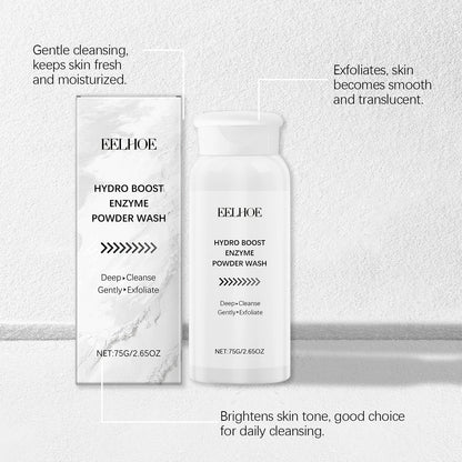 Enzyme Face Powder Wash Skin Oil Control Clean Facial Pores Remove Blackheads Pimples Brighten Skin Tone Long-lasting Freshness