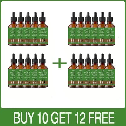 Natural Anti Gray Hair Serum | Nourishing Hair Care Remedy - Repair White & Darkening Hair