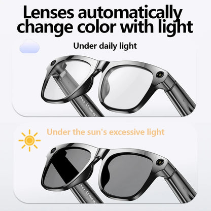 Xiaomi 6K HD AI Smart Glasses GPT 200W Pixel Camera Bluetooth Call 260Mah Battery Voice Assistant Control Colour Change Glasses