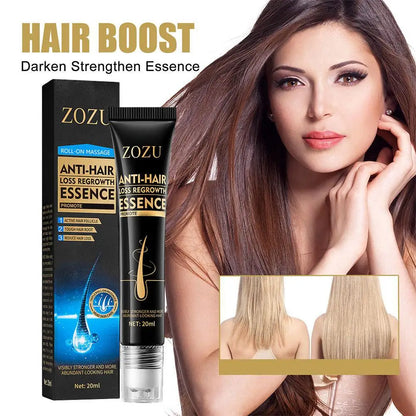 Anti-Hair Loss Hair Growth Essence Roll-On Nourishing Hair Restoration Oil for Men & Women, Repair Massage Essence