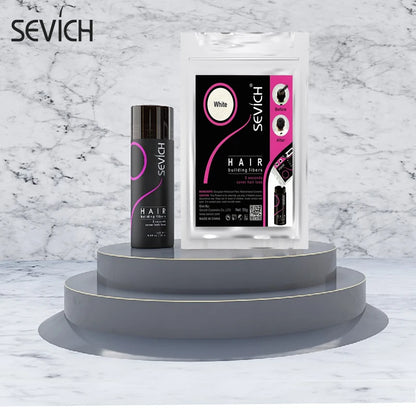 Sevich 10 Colors Hair Fiber 50g Hair Building Fiber Powder Keratin Instant Hair Growth Fiber Refill Hair Loss Hair Care Product