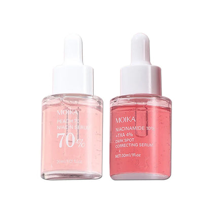 Peach 70% Niacinamide Face Serum Melanin Removal Fade Melasma Dark Spots Corrector Shrink Pores Moisturizing Korean Skin Care