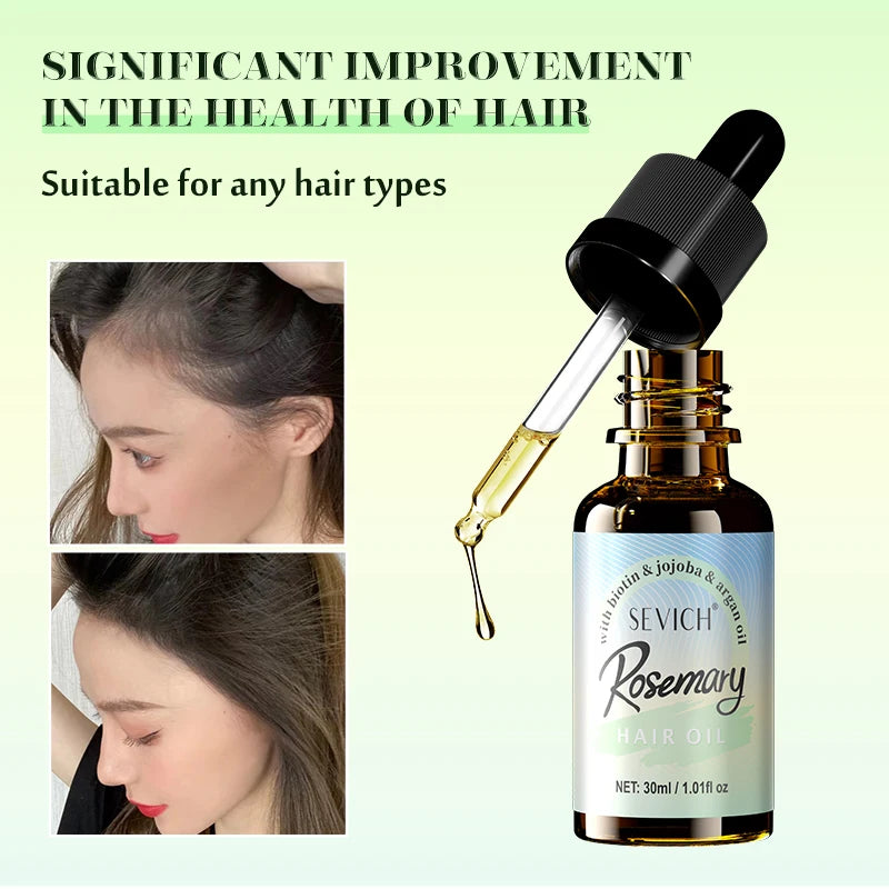 Rosemary Mint oil Scalp Hair Strengthening Hair Growth Essential Nourishing Treatment For Split Ends Dry Organics Hair Care Oil