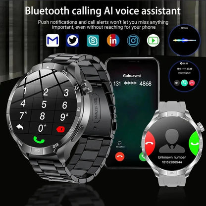 New For Huawei Xiaomi Military GPS NFC Smart Watch Men Compass Waterproof Outdoor Sport Tracker Bluetooth Call Smartwatch Women