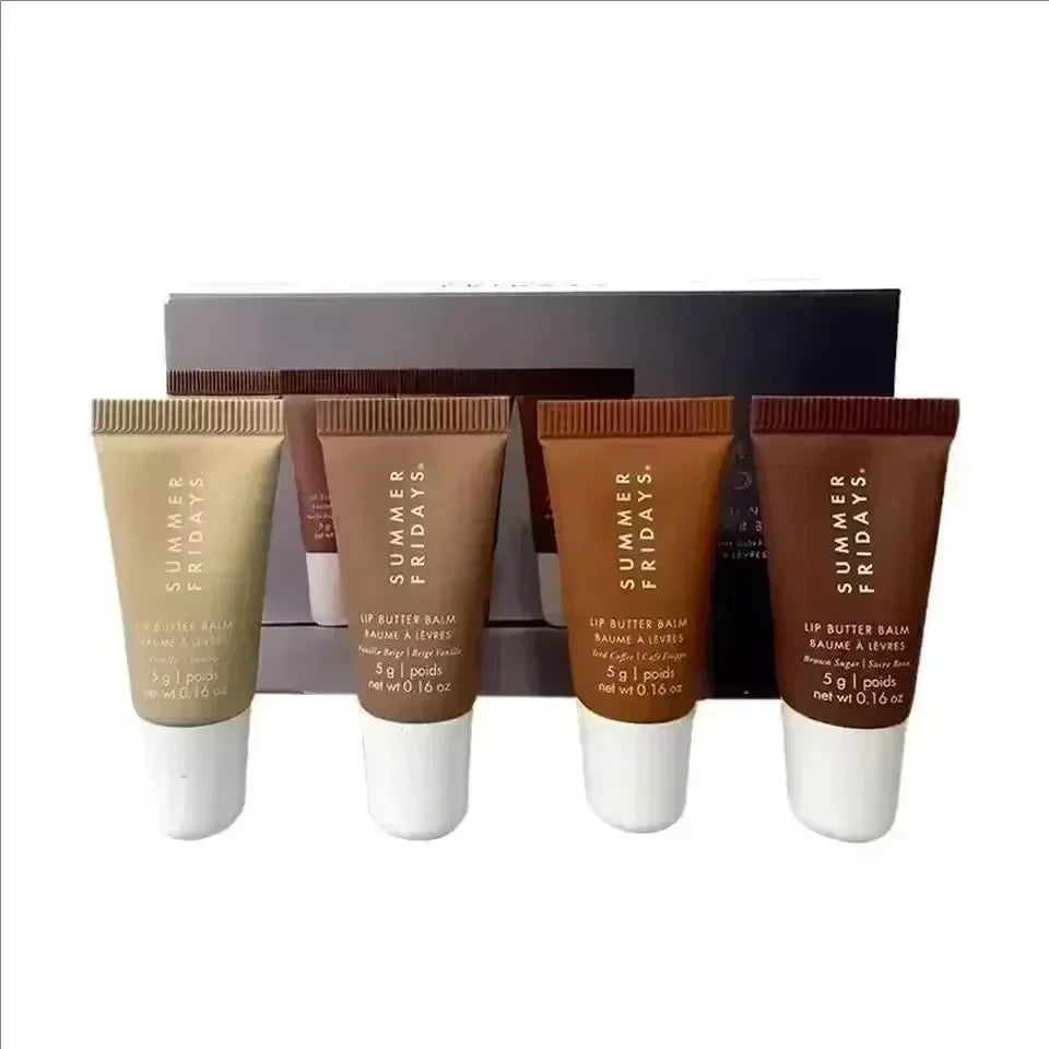 Summer Fridays Lip Balm Moisturizing Mirror Lip Gloss Lip Pink Sugar Coffee Cake Smell Vanilla Lipstick Transparent Oil Makeup