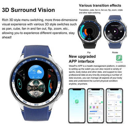 For OPPO Watch X2 High-End Business Watch Men 32Gb Memory Video Playback Smart Watch Sports Fitness Waterproof Bracelet 2025 New