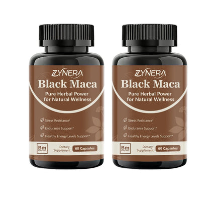 Powerful Black Maca Capsules Testosterone Booster for Men Increase Strength Stamina Energy Enhance Immunity Supplement  Big 18