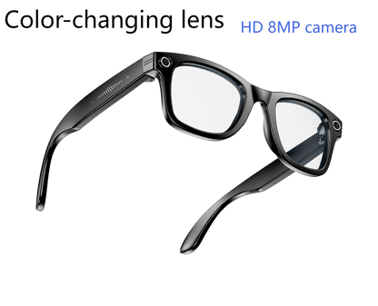 New Camera Glasses 800w Pixel 4K UHD Camera Recording Noise Reduction Ai Recognition Translation Anti Blue Light Smart Glasses