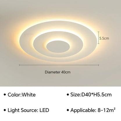 Modern LED Ceiling Lamp for Living Dining Room Study Bedroom Geometry Ceiling Lights Indoor Home Decor Lighting Fixture Luster