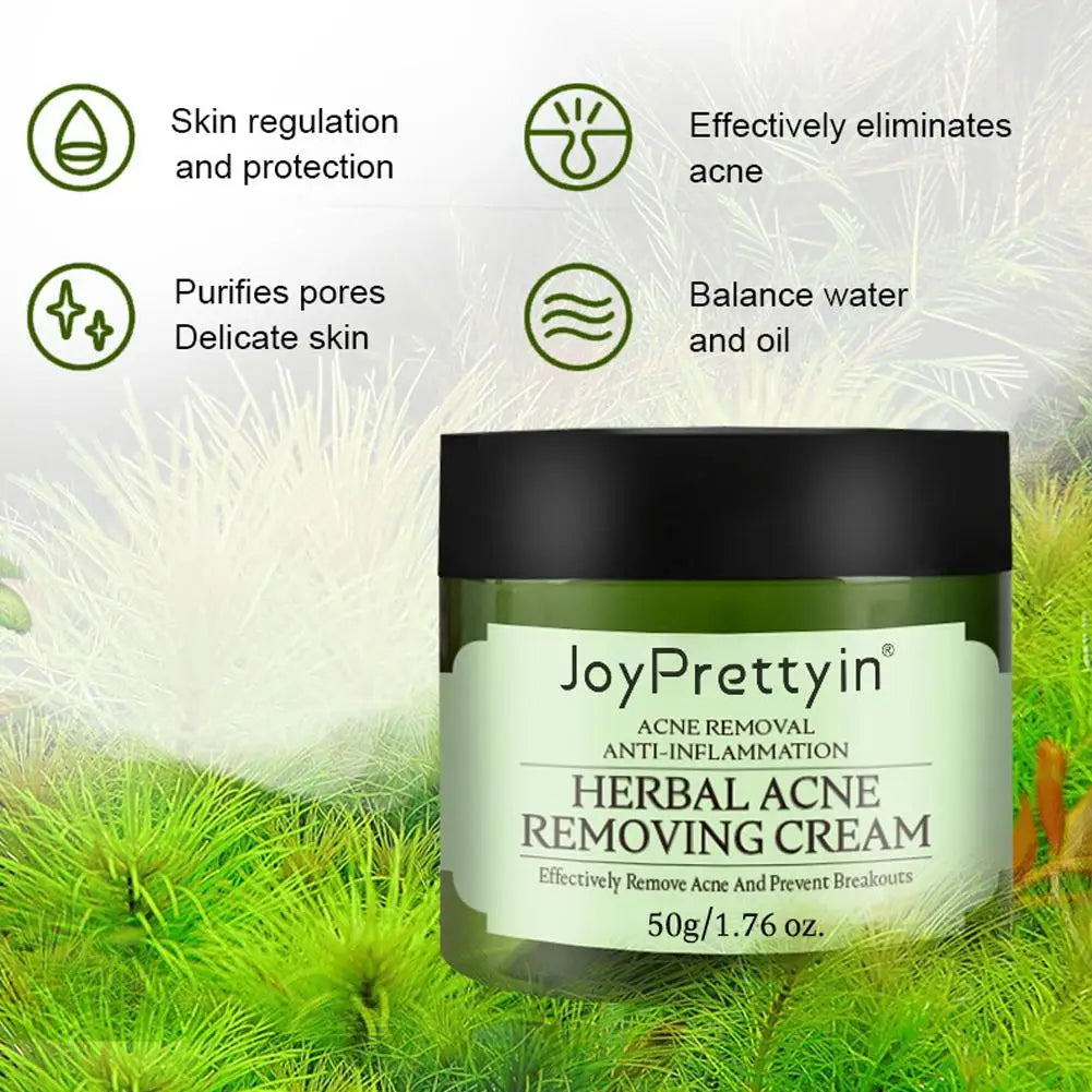 Herbal Acne Face Cream by JoyPretty - Pimple Marks RemovalOil Control & Moisturizing Facial Cream for Pockmark Smoothing