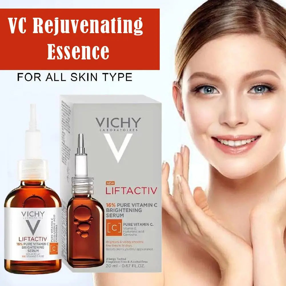 VICHY 16%VC brightening essence & HA moisturizing hyaluronic acid essence brightening, firming, improving dullness Facial Serum