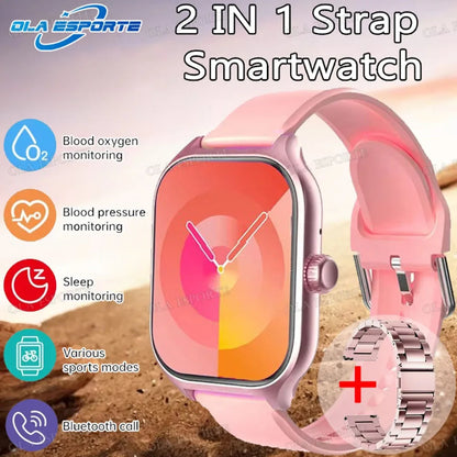 Smart Watch AMOLED Screen Bluetooth Call Smartwatch Weather Heart Rate Sleep Multiple Sports Modes Sport Watches For Android IOS