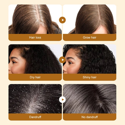 Batana Oil for Hair Growth 100% Pure Natural Plant Extract Repairs Damaged Hair for Hair Thickness & Scalp Hair Care Essence Oil