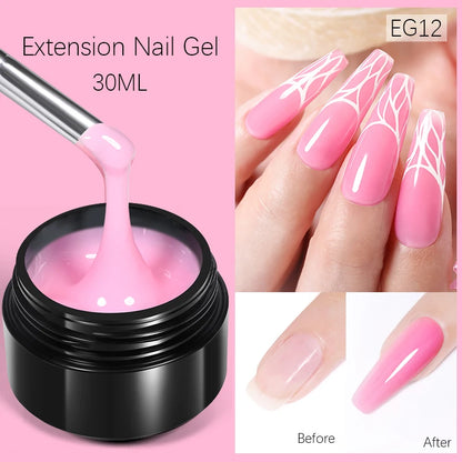 Born Pretty 15ml Aurora 3D Shaping Non Stick Hand Nail Extension Gel Soak Off UV LED For Nail Building Manicure Construction Gel