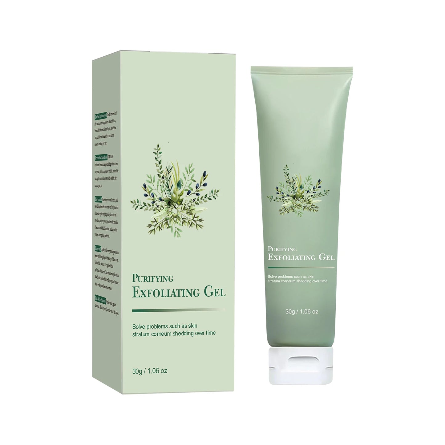 Purifying Exfoliating Gel 300g - Gentle Face Scrub for Dead Skin Removal, Brightening & Hydrating, Improves Skin Texture